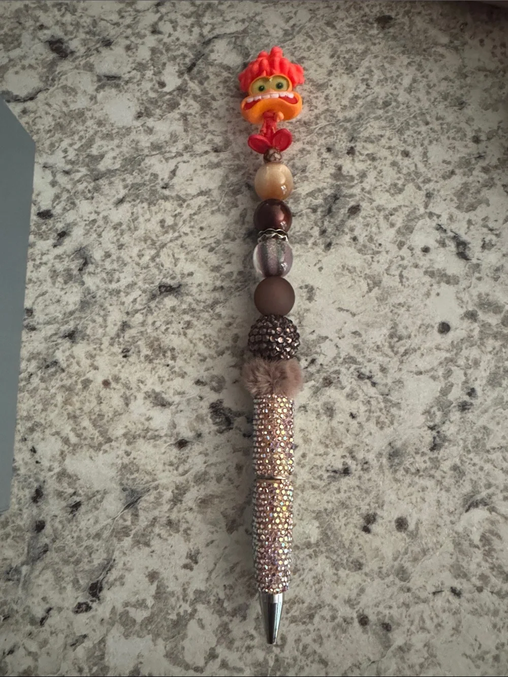 NWOT Disney Doorables Anxiety Beaded Pen Handmade by Me